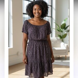 Floral Off-Shoulder Dress size 16-18